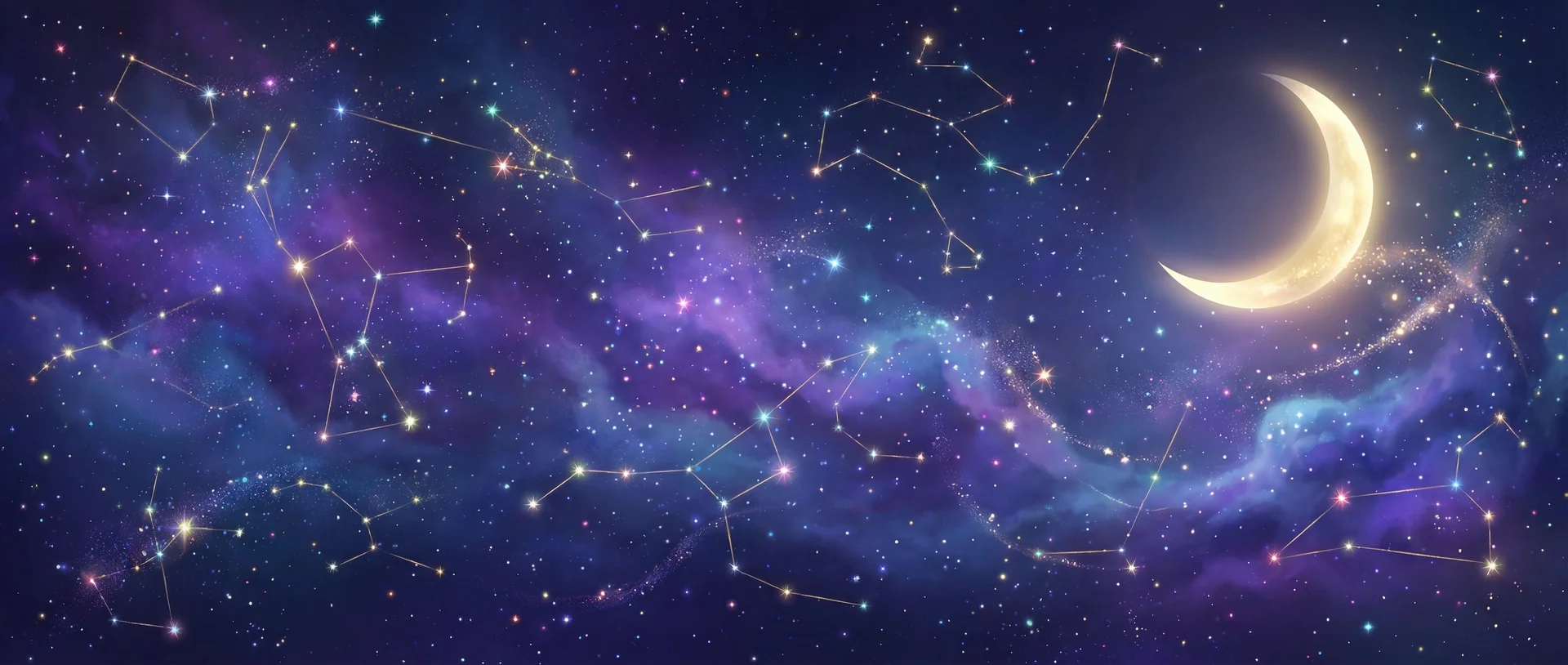 星空背景 - 椎名柚子 | 每日星座运势与塔罗占卜